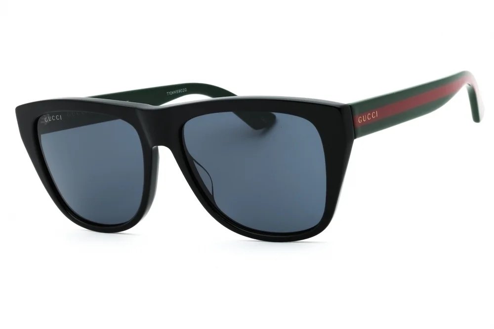 NWT Gucci GG0926S-001 Black Rectangular 57mm Sunglasses